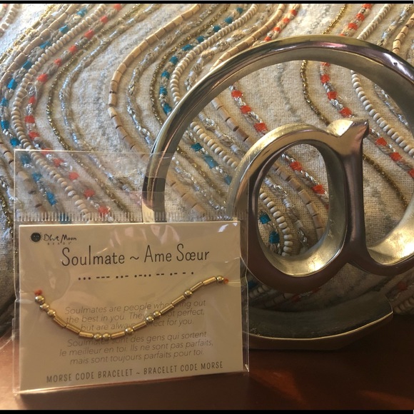 Blue Moon Beads Jewelry Soulmate Morse Code Bracelet Poshmark